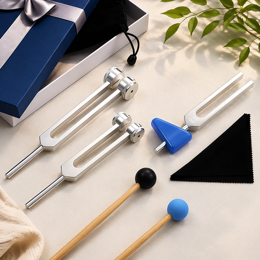 Vollständiges Set | 128 Hz + 256 Hz + 528 Hz + Komfortgriff